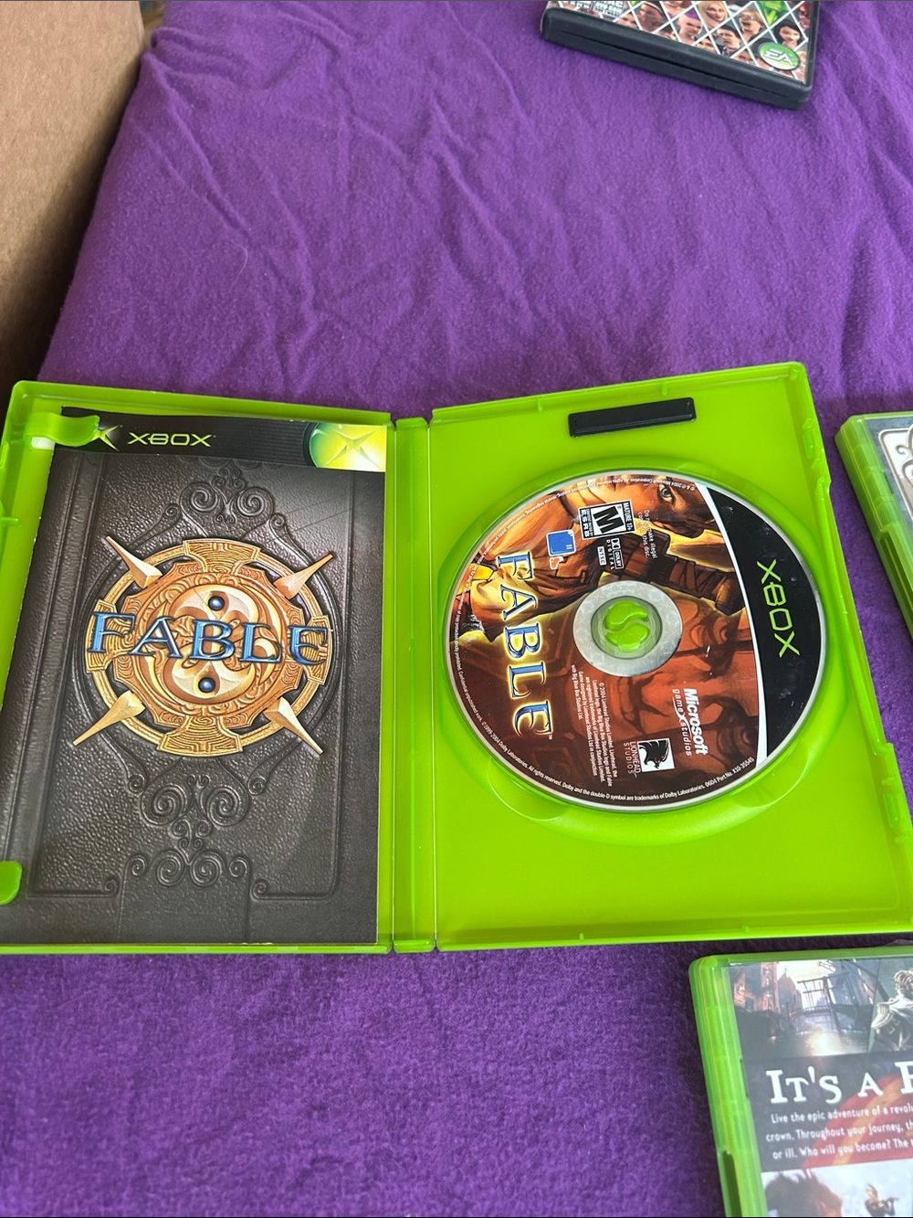 Microsoft Xbox Fable Trilogy Set - Purple with Green Accents - Picture 3 of 6